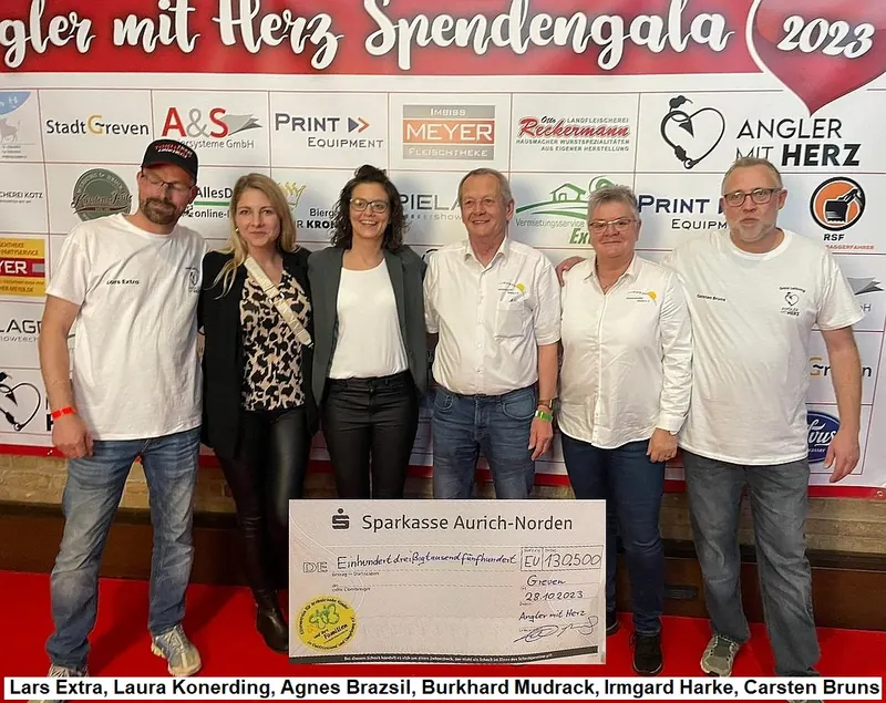 „ Angler mit Herz“ verteilen 130.500,- Euro bei der großen Spenden