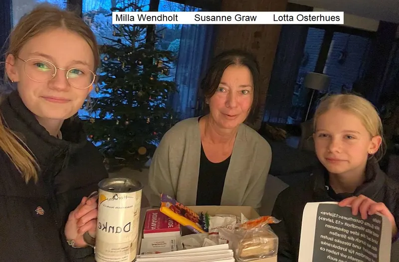 Milla und Lotta, beide 13 Jahre alt, sind durch Ramsdorf und Weseke ...