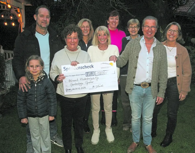 1.800,- Euro für die Kinderkrebshilfe