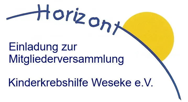 Hiermit lädt der Vorstand der Kinderkrebshilfe Weseke e.V. ...