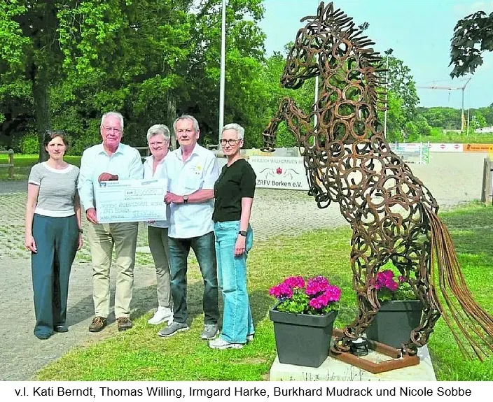 Reiter spenden 2.000,- Euro